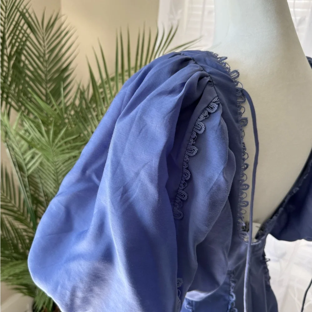 ASOS Backless Blue Dress - Picture 3 of 4